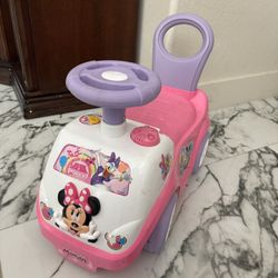 Minnie Mouse Push Car