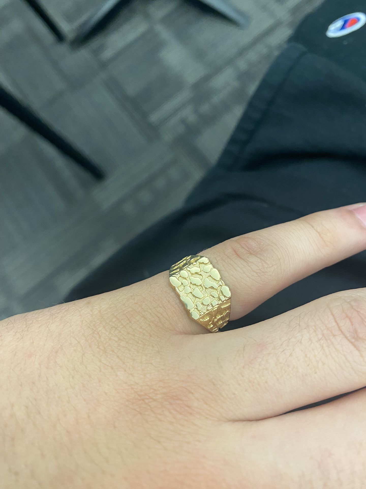 14k Nugget Ring Size 9