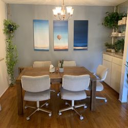 Large Wood Dining Table