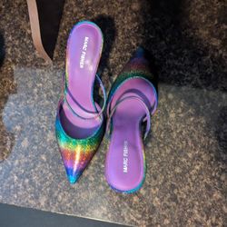 Size 10 Rainbow Heels