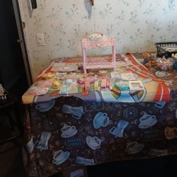 Hello Kitty Pink 2 Tier Plastic Storage Shelf