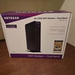 Netgear Router Modem Combo AC1900 Wifi