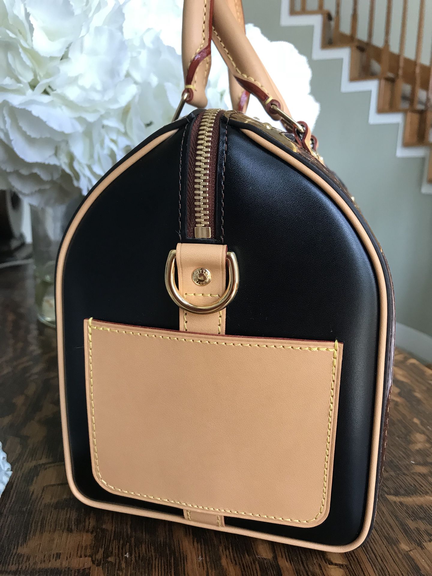 Louis Vuitton Brown Monogram Coated Canvas Speedy 35 Bag for Sale in Sunset  Valley, TX - OfferUp