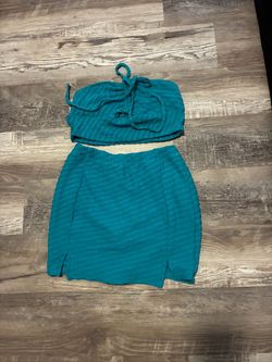 Blue two piece