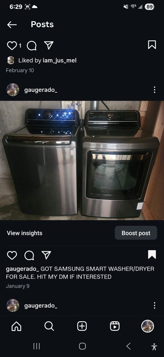 Samsung Washer And Dryer