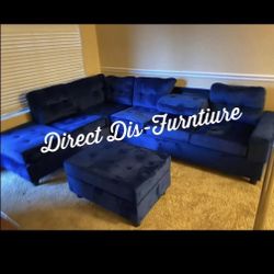 New Sectional + Ottoman 