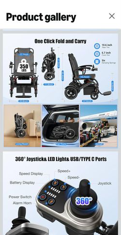 New motorized wheelchair