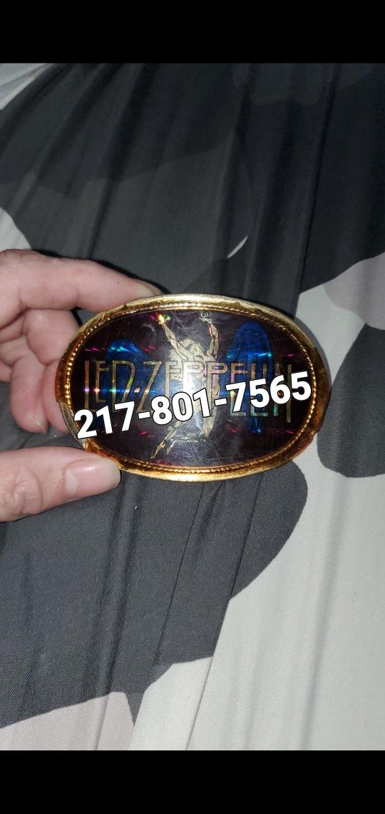 cash or trade led Zeppelin belt buckle