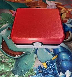 Gameboy Advance SP Pokeball Theme Case 3D Printed