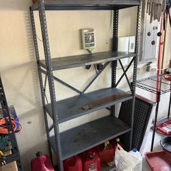 Metal 5 tier shelf 5 x 3 x 1.25 ft for garage shed shop etc