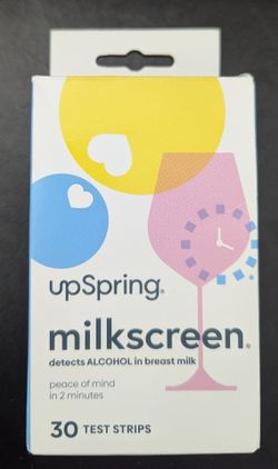 UpSpring milkscreen test strips