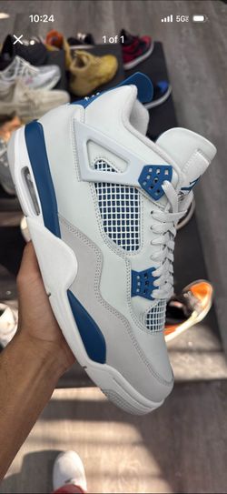 military blue jordan 4