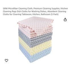 Brand new Microfiber Cleaning Cloth, Premium Cleaning Supplies, Kitchen Cleaning Rags Dish Cloths for Washing Dishes, Absorbent Cleaning Cloths for Cl