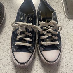 Blue And White Converse 