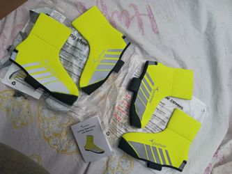 Bike Shoe Cover Warmer Cycling Shoe Covers Warm Windproof Overshoes (size. L) (New)