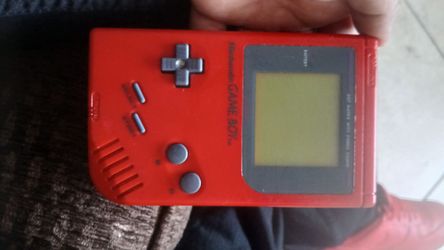 Nintendo Game Boy Original Red Handheld