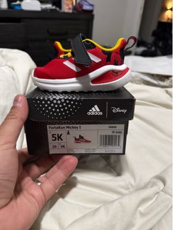 Mickey mouse Adidas. Worn once or twice.