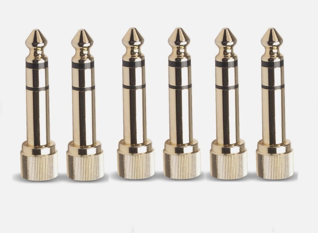 Screw On Headphone Adapters 6 For $25