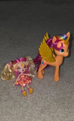 Fairy Doll and Unicorn Toy Set