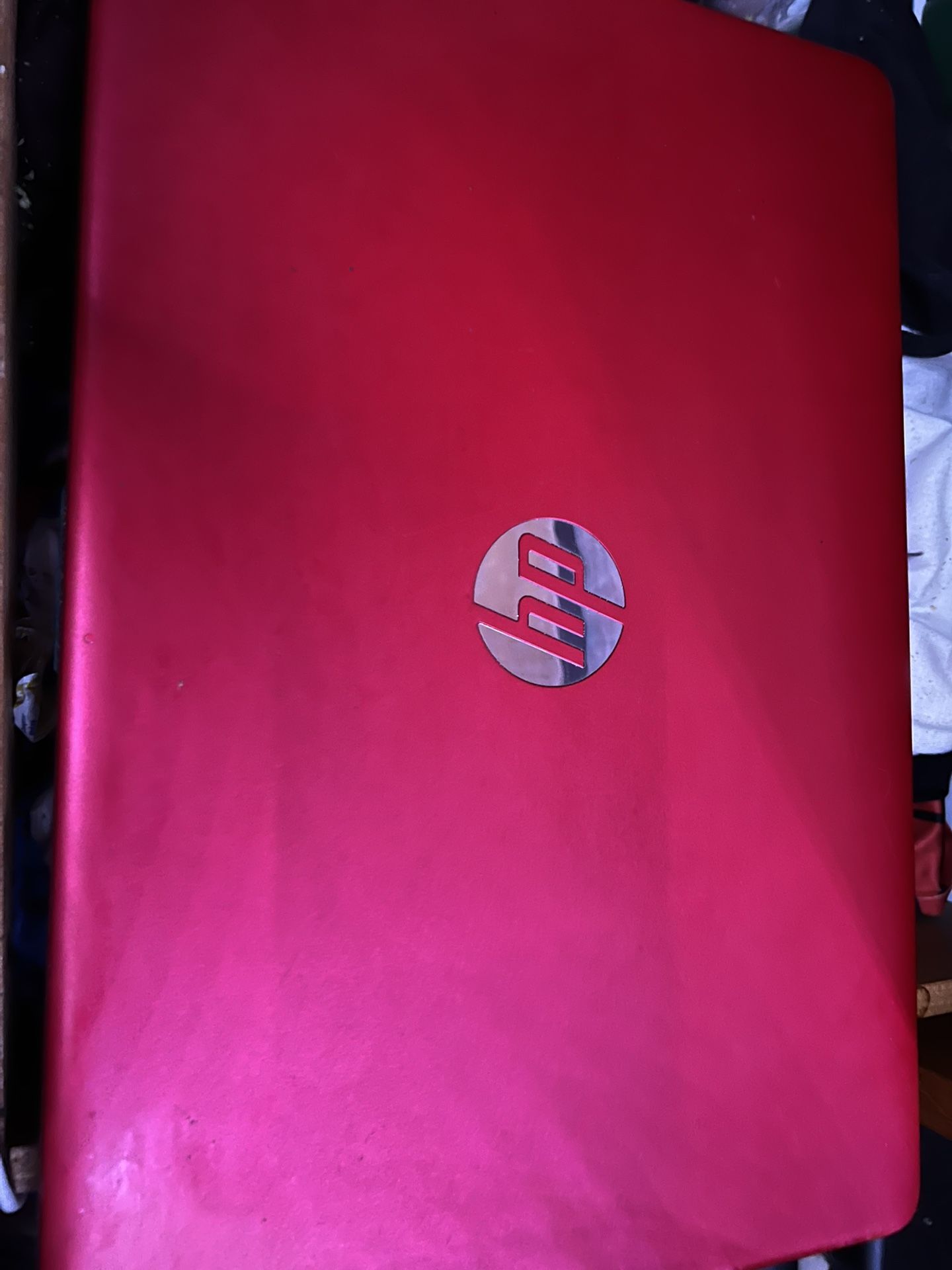 Red Hp Laptop