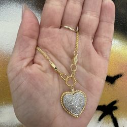 14k HEART NECKLACE 