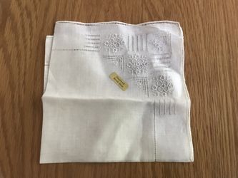 Swiss embroidered handkerchief