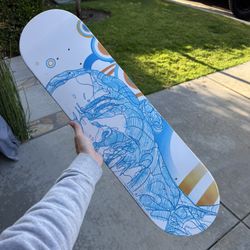 Limited Edition Barack Obama X Oliver Barrett Skate Deck #51 Out Of 800