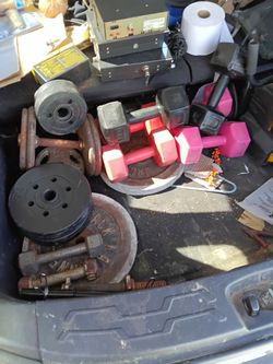 Mixed Dumbbell and Weight Plate Set
