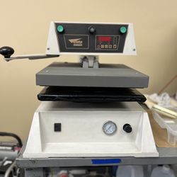 Insta Heat Press – Professional Pneumatic Press, Works Perfectly