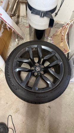 370z wheels  continentals  245/45/18