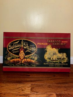 Tabasco Pickled Shrimp Wall Decor