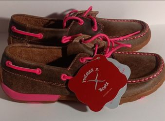 8M Womans Upper Shoes Breast Cancer Research Twisted X Pink Tough Enough To Wear