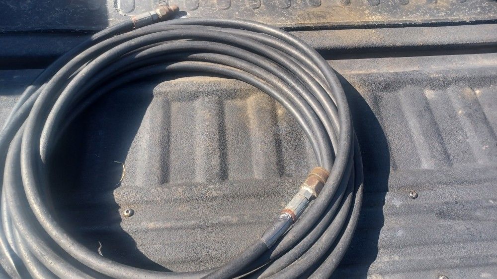 Heavy Duty Pressure Washer Hose. Approximately 50 Ft Long