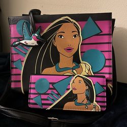Loungefly Retro Pocahontas Bag with Matching Wallet