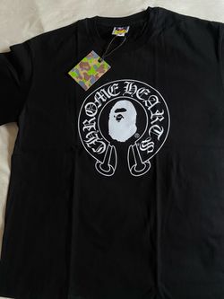 Bape x Chrome Hearts Ape Head Tee - Size L