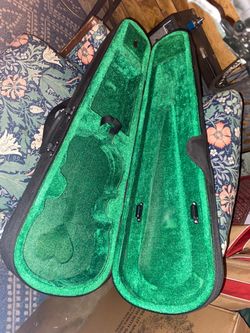 Violin Hard Case with Green Interior