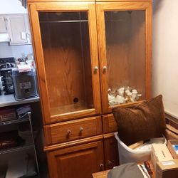 Two Art Van China Cabinets