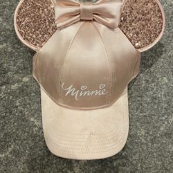 Minnie Mouse Rose Gold Hat 