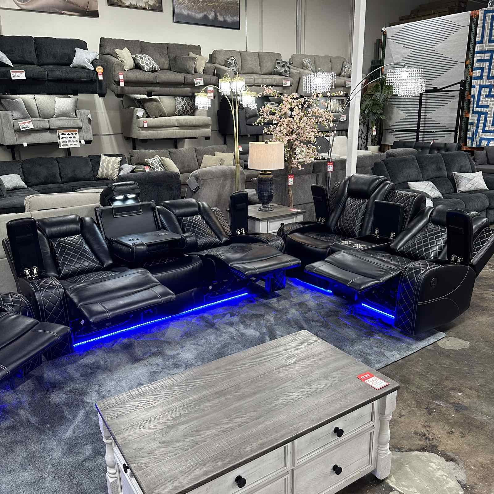 Power Recliner Set Living Room