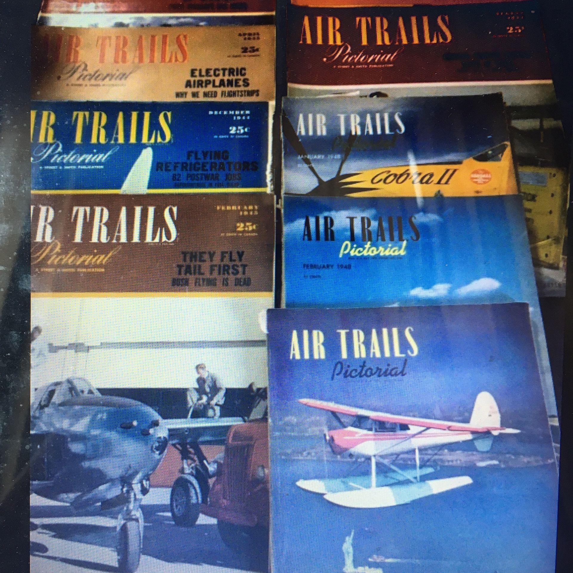 Vintage Air Trails Pictorial Magazine 38 Issues From The 40s And 50s