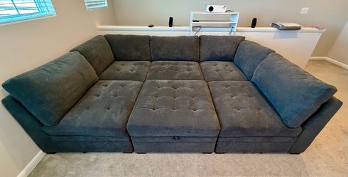 6 piece modular sectional