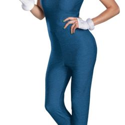 Luigi women's costume jumpsuit