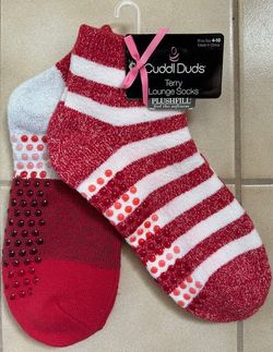 Branda New 2 Pairs of Non Slip Cuddl Duds Cozy Lounge Socks
