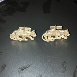 Vintage Swank Cat Cuff links 