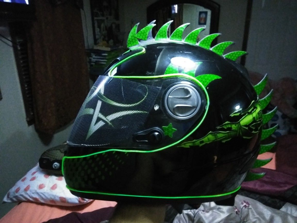 Motorcycle helmet, eylure the price just for this week