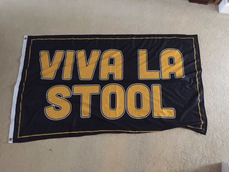 Viva la stool flag banner