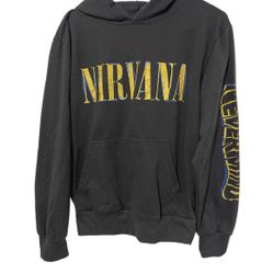 Nirvana Sweatshirt Small Unisex Grey Crew Sweater Concert Unplugged New York