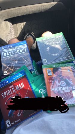 PS4 Spider-Man, days gone Xbox one madden 20, summerset