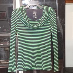 Old Navy Waffle Cowl Top Small 