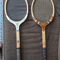 Victor Tennis Rackets 1 Imperial, 1 Davis Professional